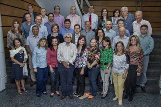 Diretores da Sociedade e presidentes das filiadas nos estados, no Fórum de Defesa Profissional (foto: Rogério Albuquerque) 