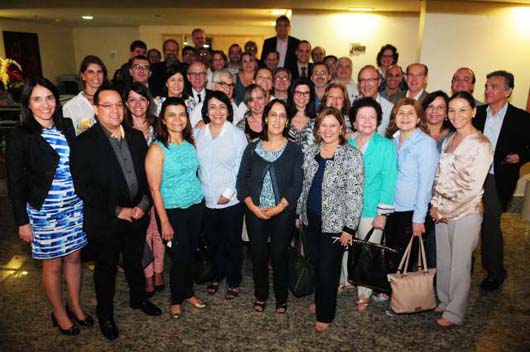 Diretores da SBP e presidentes das filiadas na reunião do Conselho Superior