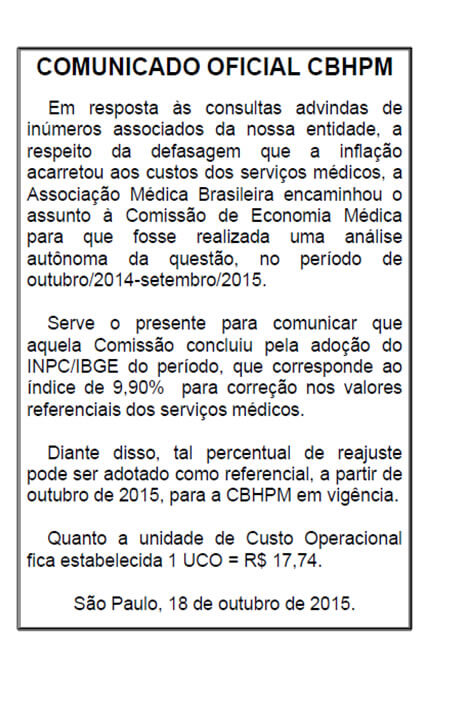 Comunicado oficial CBHPM-ok1