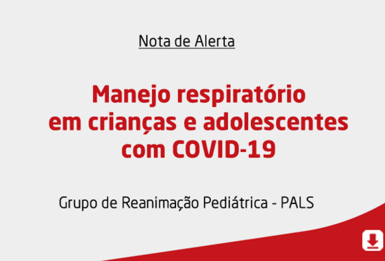 Manejo respiratório em crianças e adolescentes com COVID-19 