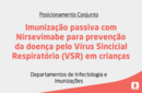 Imunização passiva com Nirsevimabe para prevenção da doença pelo Vírus Sincicial Respiratório (VSR) em crianças 